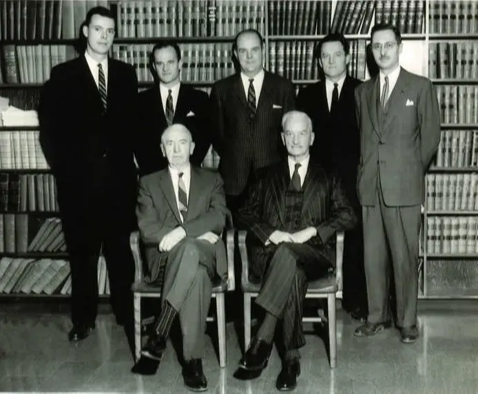 Partners in 1961 when the firm was called Fillmore, Riley, Hunt, McLachlan, Norton, Philp & Yarnell
