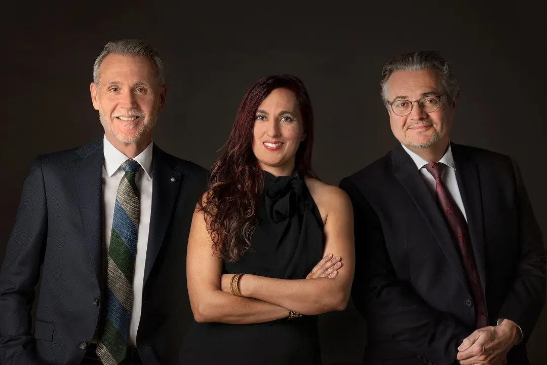Jody Langhan, Sofia Mirza and Stuart Blake, King's Counsel lawyers at Fillmore Riley LLP